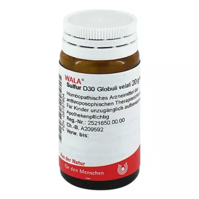 SULFUR D 30 Globuli, 20 g