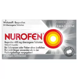 NUROFEN Ibuprofen 400 mg potahované tablety, 24 ks