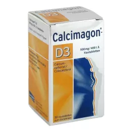 CALCIMAGON D3 žvýkací tablety, 30 ks