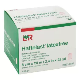 HAFTELAST Fixační obvaz, soudržný, bez latexu, 6 cm x 20 m, krém, 1 kus