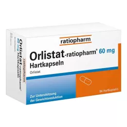 ORLISTAT-ratiopharm 60 mg tvrdé tobolky, 84 ks