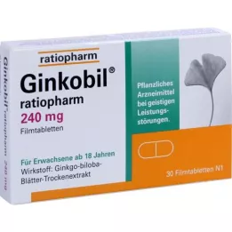 Ginkobil-ratiopharm 240 mg filmové tablety, 30 ks