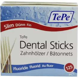 TEPE | Toothwoods tenké s fluoridem, 125 ks