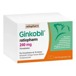 GINKOBIL-Ratiopharm 240 mg filmové tablety, 120 hodin