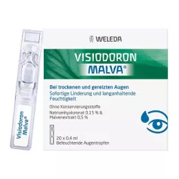 VISIODORON Malva oční kapky v jednodávkové pipetě, 20X0,4 ml