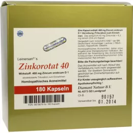 ZINKOROTAT 40 Leinersan Capsules, 180 ks