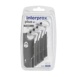 Interprox plus šedé mezizubky x-maxi, 4 ks