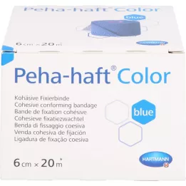 PEHA-Vězeňská barva Fixace Bind Latex Zdarma 6 CMX20 m modrá, 1 ks