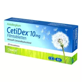 CETIDEX 10 mg potahované tablety, 20 ks