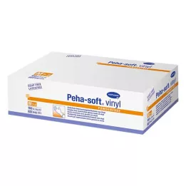 PEHA-SOFT Vinylové návleky neocelové.bezpudrové M, 100 ks