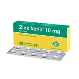 ZINK VERLA 10 mg potahované tablety, 20 ks