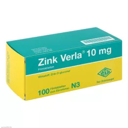 ZINK VERLA 10 mg potahované tablety, 100 ks
