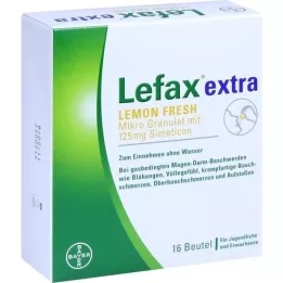 LEFAX Extra Lemon Fresh Mikro Granulat, 16 ks