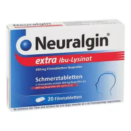 NEURALGIN extra Ibu-Lysinat potahované tablety, 20 ks