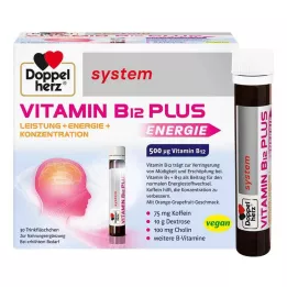 DOPPELHERZ Ampulky na pití systému Vitamin B12 Plus, 30X25 ml