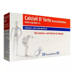 CALCIVIT D forte šumivé tablety, 50 ks