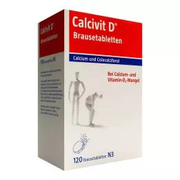 CALCIVIT D šumivé tablety, 120 ks