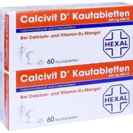 CALCIVIT D Žvýkání tablet, 120 ks