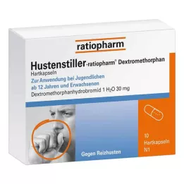 HUSTENSTILLER-ratiopharm Dextromethorphan tobolky, 10 ks