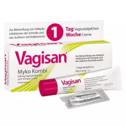 VAGISAN Myko Kombi 1denní terapie, 1 P