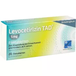 Levocetirizin Tad 5mg FTA, 20 ks