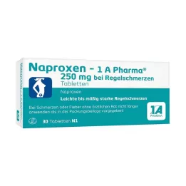 NAPROXEN-1A Pharma 250 mg B. B. Pain Pain Tabl., 30 ks