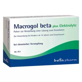 MACROGOL beta plus elektrolyty prášek pro perorální podání, 10 ks