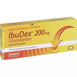 IBUDEX 200 mg tablety potažené filmem, 10 ks