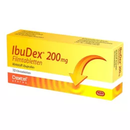IBUDEX 200 mg potahované tablety, 10 ks