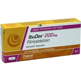 IBUDEX 200 mg tablety potažené filmem, 20 ks