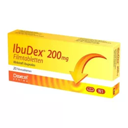 IBUDEX 200 mg potahované tablety, 20 ks