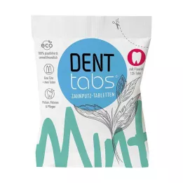 Dentabs Zubní kartáčky tablety Stevia-Mint, 125 ks