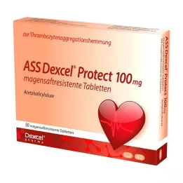 ASS Dexcel Protect 100 mg gastrorezistentní tablety, 50 ks