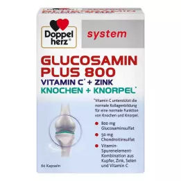 DOPPELHERZ Kapsle systému Glucosamine Plus 800, 60 ks