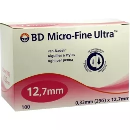 BD MICRO-FINE ULTRA Jehly pera 0,33x12,7 mm, 100 ks