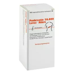 PANKREATIN 20 000 gastrorezistentních tvrdých tobolek Laves Micro, 100 ks