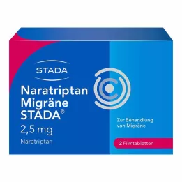 NARATRIPTAN Migréna STADA 2,5 mg potahované tablety, 2 ks