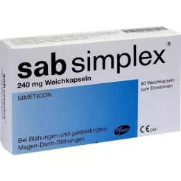 SAB Simplex 240 mg měkkých tobolek, 60 ks