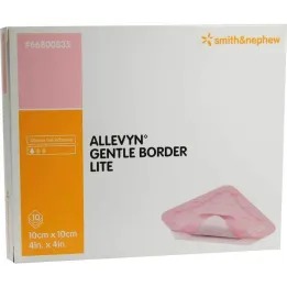 Allevyn Gentle Border Lite 10x10 cm pěnový obvaz, 10 ks