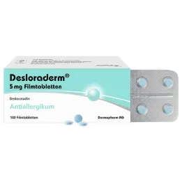 Desloraderm 5 mg potahované tablety, 100 ks