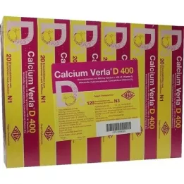 CALCIUM VERLA D 400 šumivé tablety, 120 ks