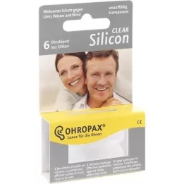 OHROPAX Silicon Clear, 6 ks
