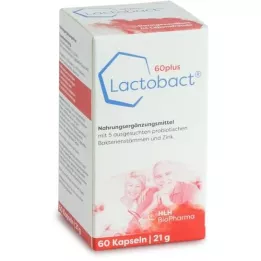LACTOBACT 60plus žaludeční tobolky -rezistentní tobolky, 60 ks