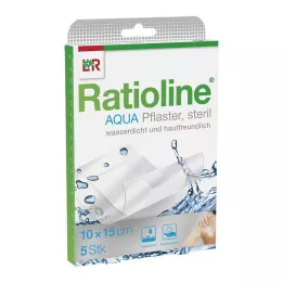 RATIOLINE aqua sprchová omítka Plus 10x15 cm sterilní, 5 ks