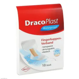 Voděodolné náplasti na prsty Dracoplast, 10 ks