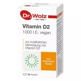 VITAMIN D2 1000 I.E. veganské kapsle, 60 ks