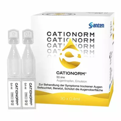 CATIONORM SD sinusové jednodávkové pipety, 30X0,4 ml CATIONORM SD sinusové jednodávkové pipety, 30X0,4 ml