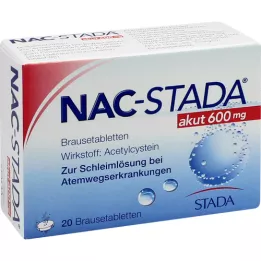 NAC STADA AKUT 600 mg šumivých tablet, 20 ks