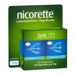 NICORETTE máta čerstvá 2 mg lisované pastilky, 80 ks