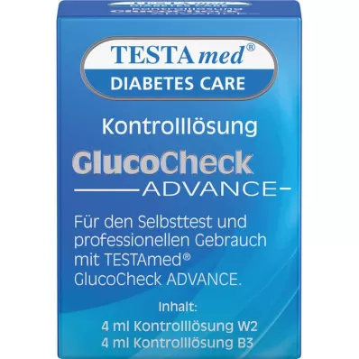 TESTAMED GlucoCheck Advance Control Solution, 4 ml